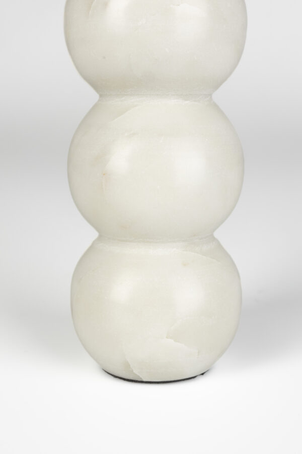 Candle Holder Rome Marble White - Image 3