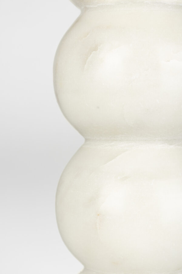 Candle Holder Rome Marble White - Image 4