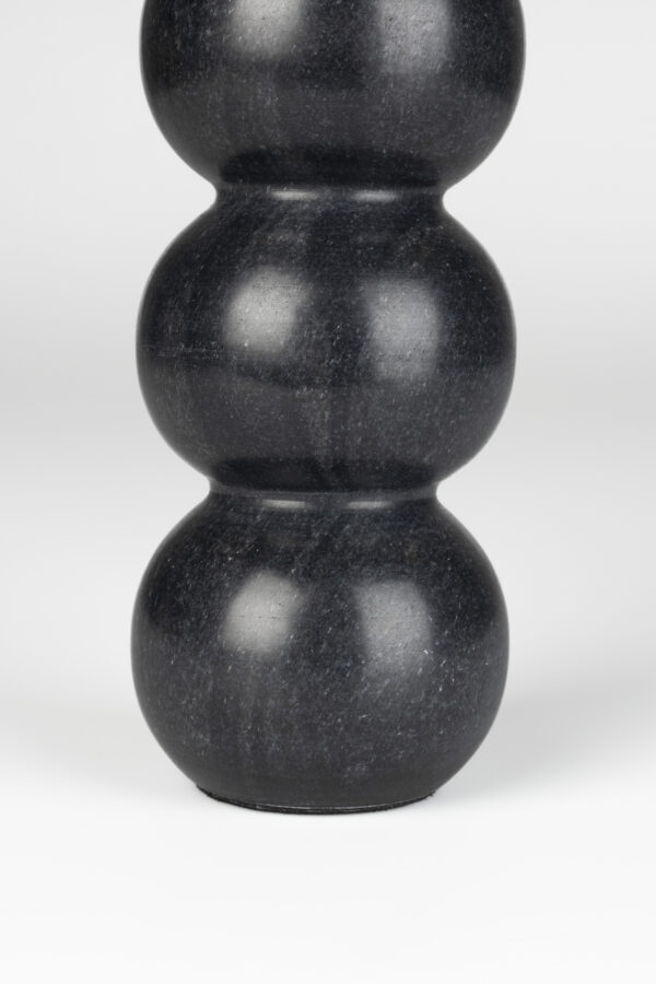 Candle Holder Rome Marble Black - Image 4