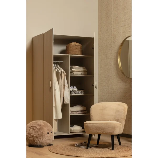 NOAH 2 DOOR CABINET PINE BRUSHED DUST [fsc] - Image 2