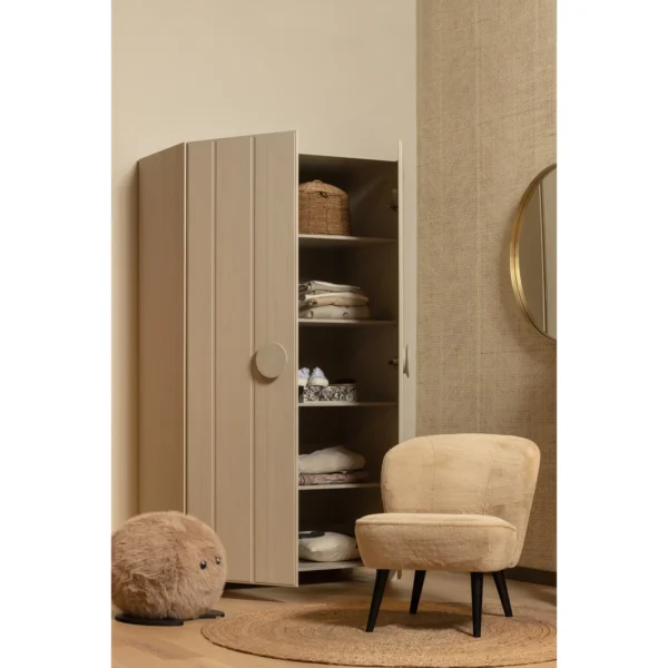 NOAH 2 DOOR CABINET PINE BRUSHED DUST [fsc] - Image 3