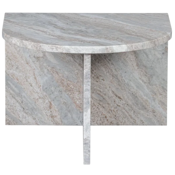 XHAIL OVAL SIDE TABLE MARBLE NATURAL - Image 7