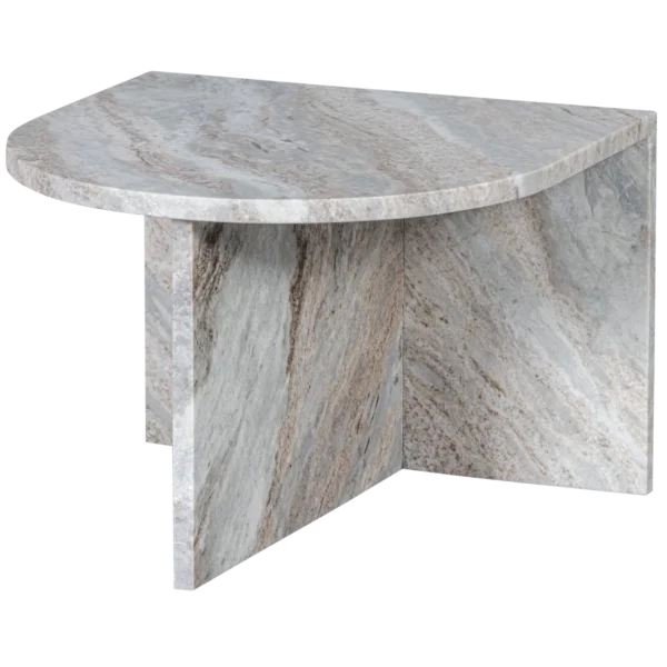 XHAIL OVAL SIDE TABLE MARBLE NATURAL