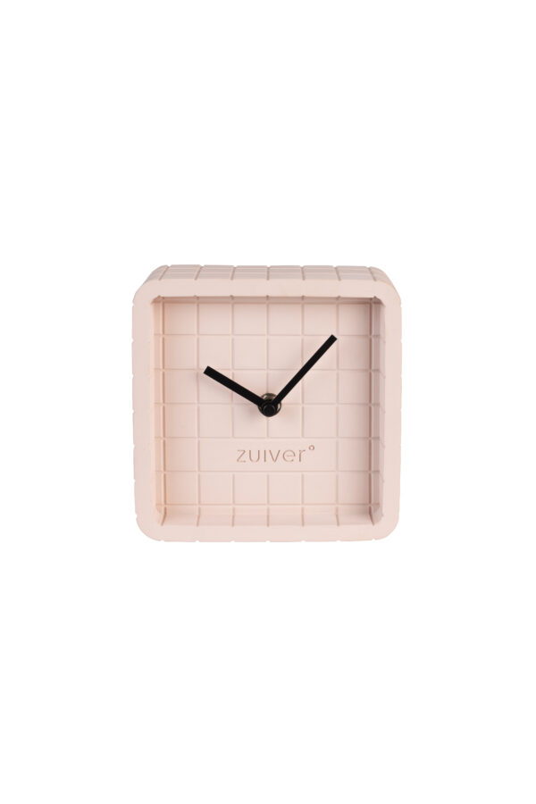 Cute Clock Concrete Pink