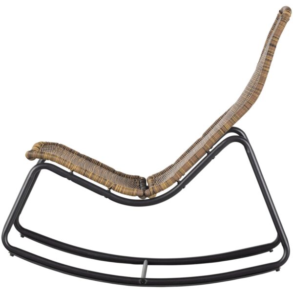 Tom garden rocking chair natural/black - Image 7