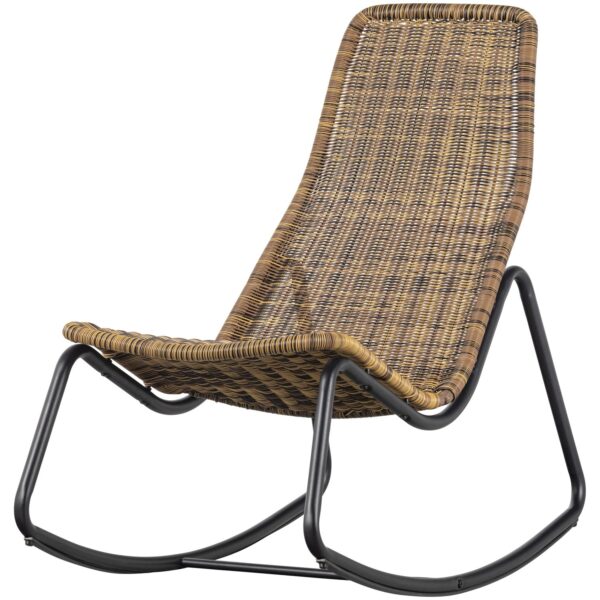 Tom garden rocking chair natural/black - Image 8