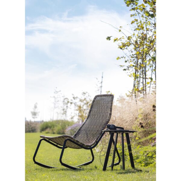 Tom garden rocking chair natural/black - Image 9