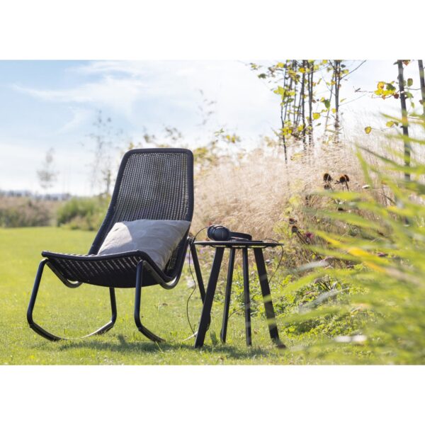 Tom garden rocking chair natural/black - Image 15