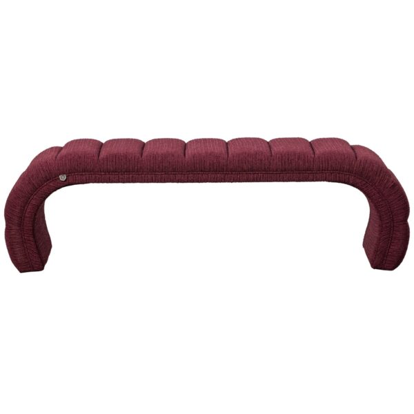 Traffic bench natural/burgundy