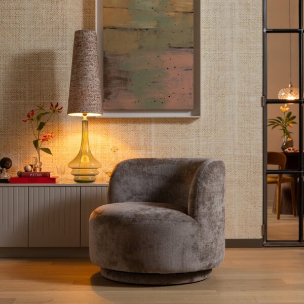 Popular armchair natural/taupe - Image 8