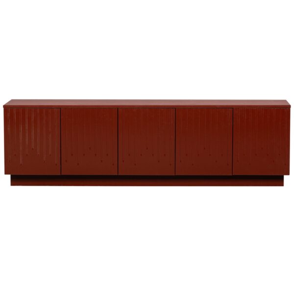 Pencil tv unit pine merlot gloss/pine mist