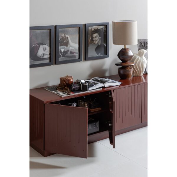 Pencil tv unit pine merlot gloss/pine mist - Image 4