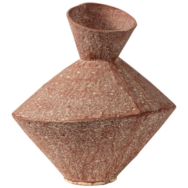 Reza Vase aluminium brown - Image 3