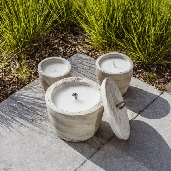 Outdoor Urban Candle XL Ecru Neutral+cover - Image 2