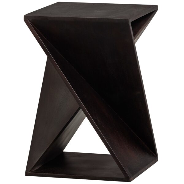 Ikem Side Table acacia dark brown - Image 3