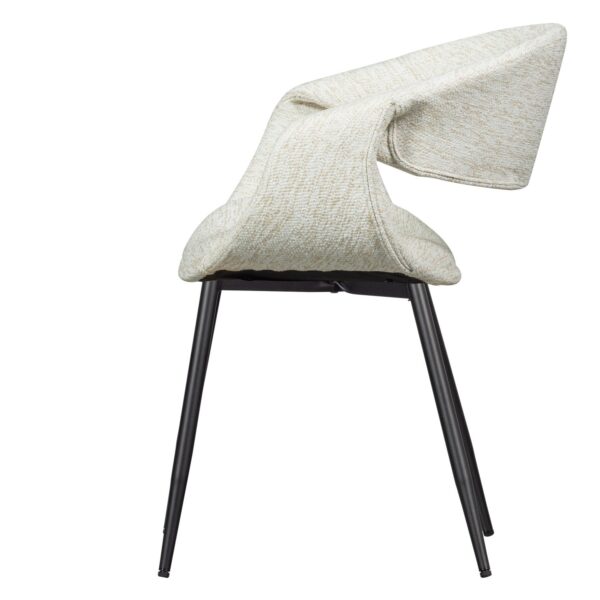 Yossi dining chair metal leg - Image 2