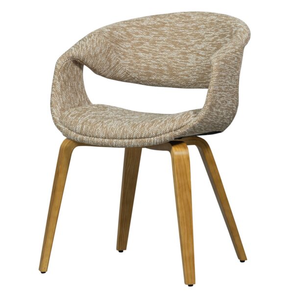 Yossi dining chair wooden leg