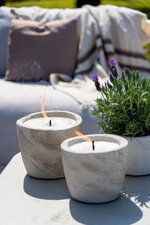 Urban Outdoor Candle Small - ecru - Image 5