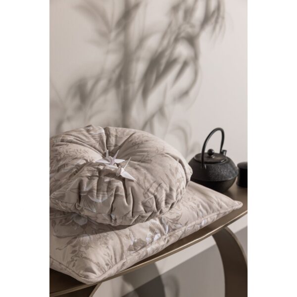 VOGUE CUSHION 40x60 VELVET POPPY NATURAL - Image 3